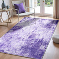Washable Area Rugs 3'x5' Non-Slip Modern Abstract Soft by RELEANY