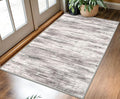 KOZYFLY Abstract Modern Washable 3x5 Area Rug Non-Slip Large Kitchen & Entryway by KOZYFLY