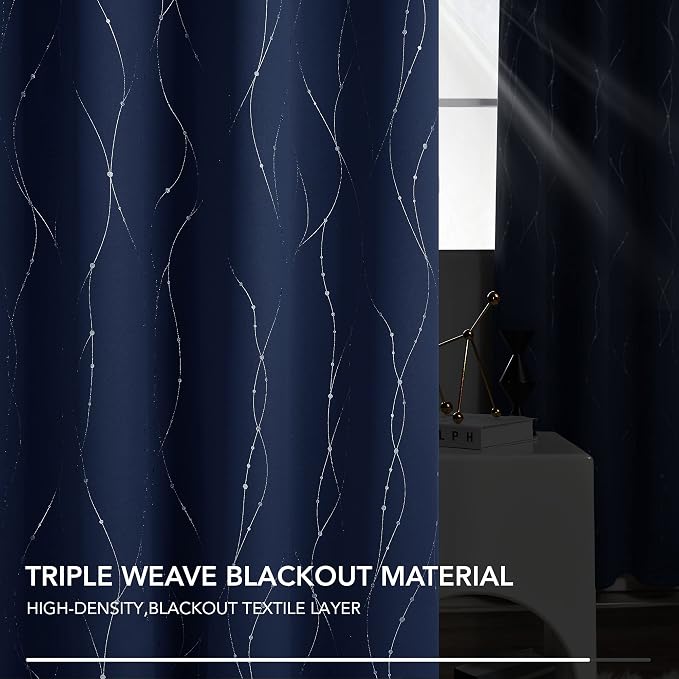 Deconovo Short Kitchen Curtains, Thermal Insulated Soundproof Drapes - Image 5