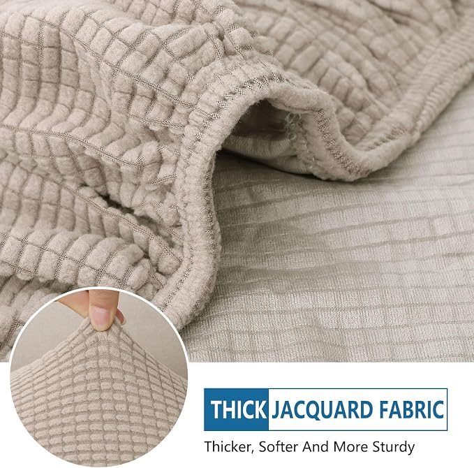 hyha Waterproof Sectional Couch Covers, Non Slip Sofa Couch Cushion Covers L - Image 5