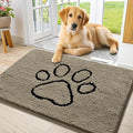 Smiry Dog Door Mat for Muddy Paws, Absorbent Dirt Trapper Non Slip Quick Dry by Smiry