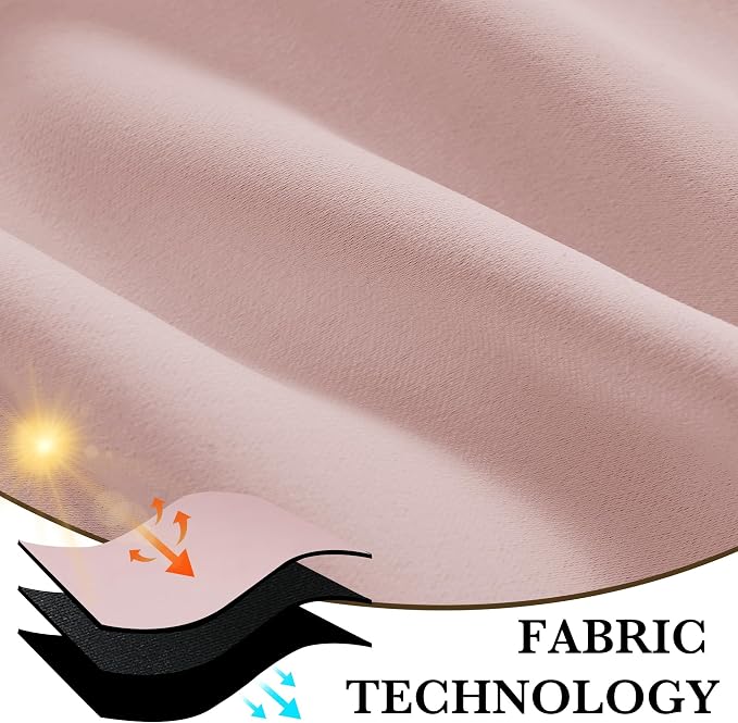 RYB HOME 100% Blackout Short Curtains - Image 7