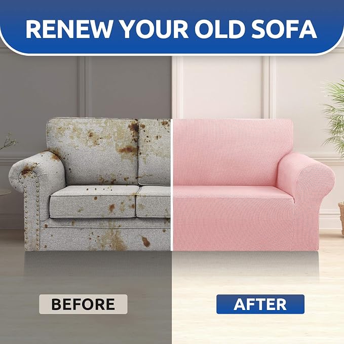 KEKUOU Stretch Sofa Cover Slipcover ，Couch Covers - Image 8