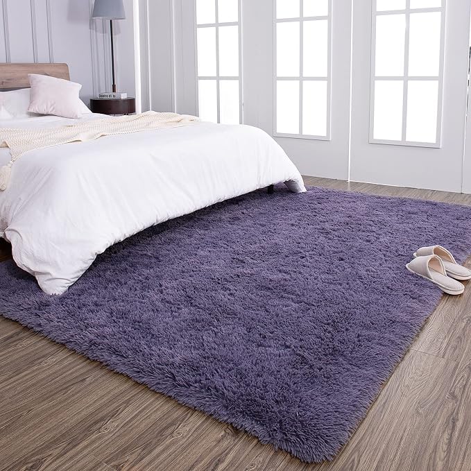 TWINNIS Super Soft Shaggy Rugs Fluffy Carpets 9x12 Feet, Indoor Modern Plush - Image 5