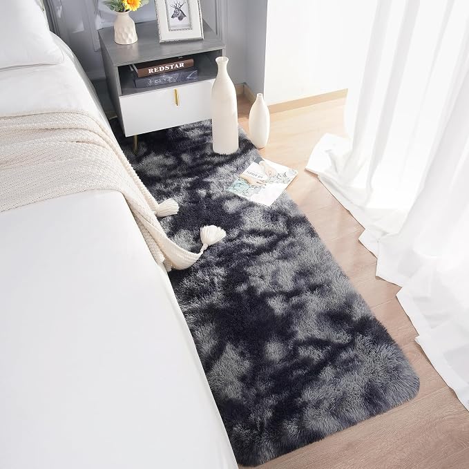 Chicrug Soft Runner Rugs for Bedroom Living Room Plush Fluffy Rug 2x6 Feet - Image 4