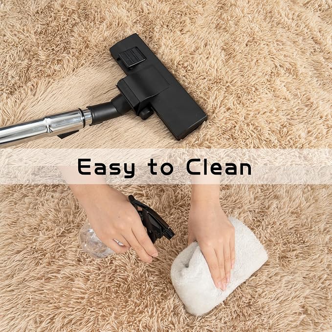Pionblank Fluffy Runner Rugs for Bedroom 2x6, Modern Shaggy Area Rug for - Image 6