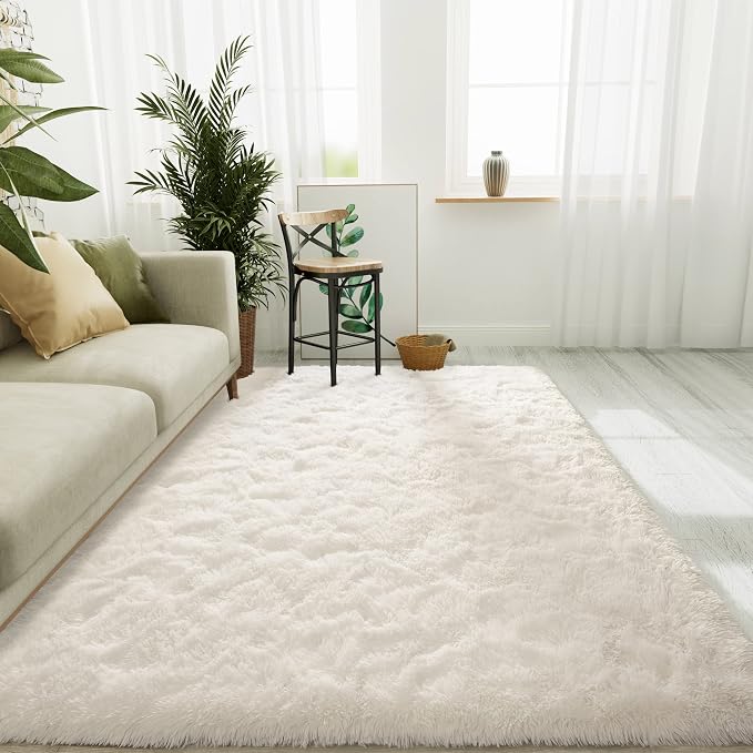 LOCHAS Ultra Soft Indoor Modern Area Rugs Fluffy Living Room Carpets - Image 7