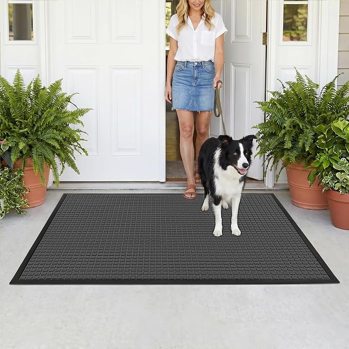 Front Door Mat Outside Entrance, Heavy Duty Waterproof Doormat | 61.5"x36" - Image 9