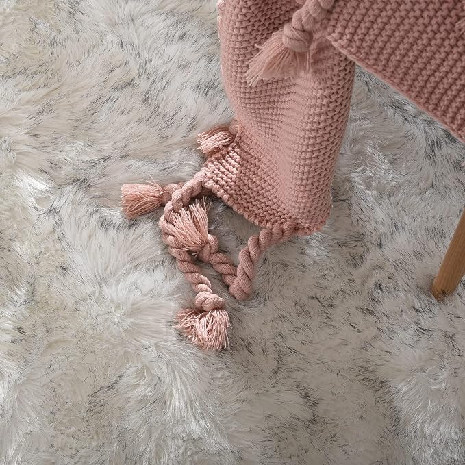 Goolela Faux Sheepskin Fur Rug Fluffy Fuzzy Furry Rug - Image 7