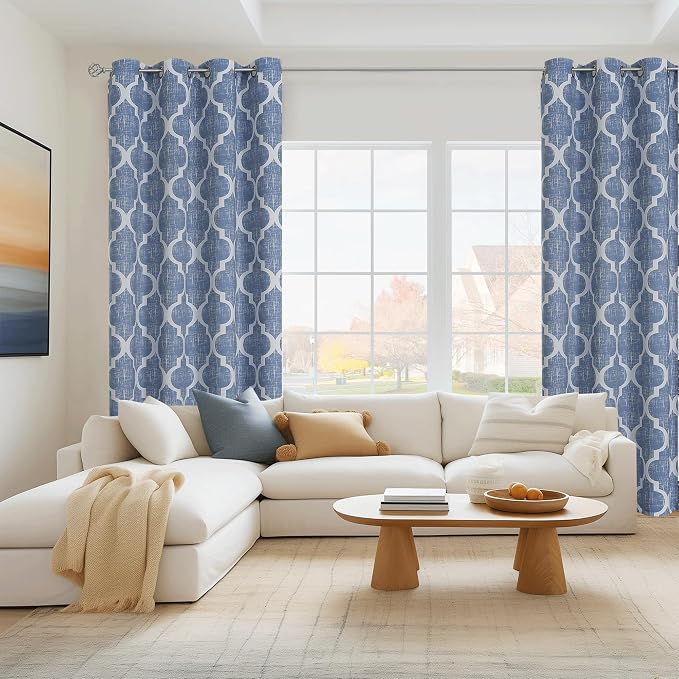 Beauoop 100% Blackout Curtains 63 Inches Long 2 Panels - Image 7