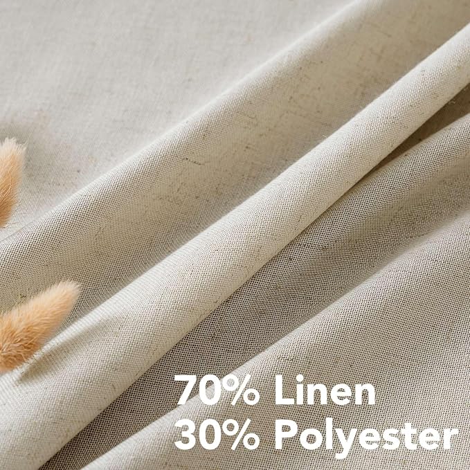H.VERSAILTEX Living Room Linen Curtains - Image 4