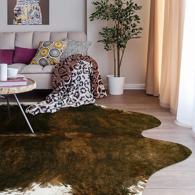 AROGAN 8x10 Faux Cowhide Area Rugs - Image 3
