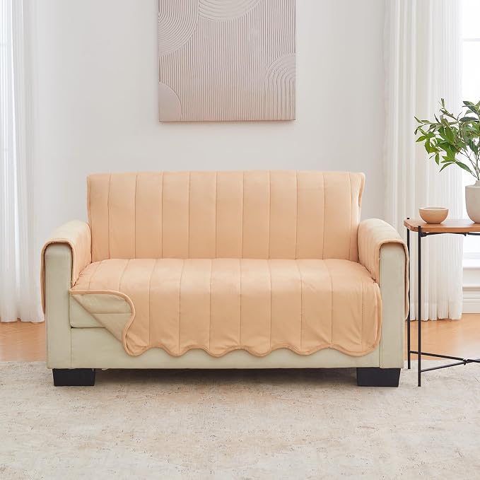 Great Bay Home Velvet Loveseat Cover by GreatBayHome