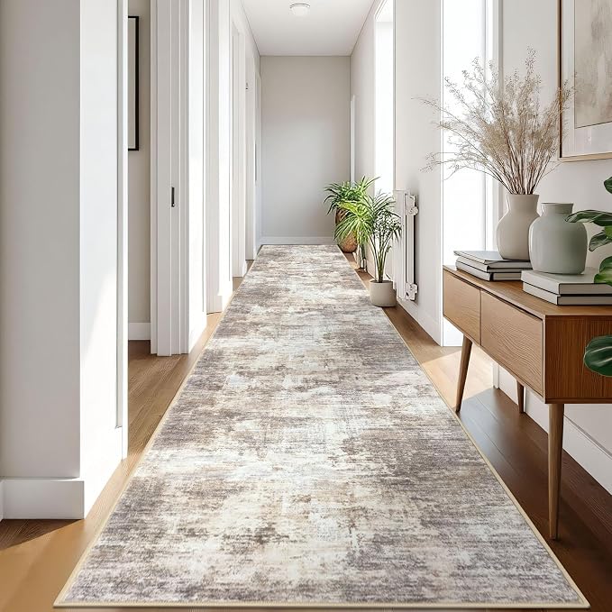 IOHOUZE Abstract Runner Rug 3x18 Ft Extra Long Washable Runners - Image 8