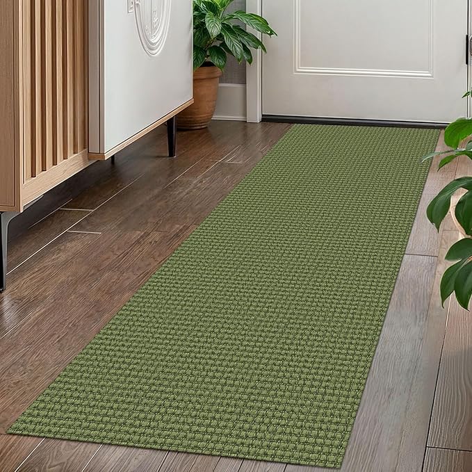 KOZYFLY Runners for Hallways 2x5 ft Washable Kitchen Runner Non Slip Rubber by KOZYFLY