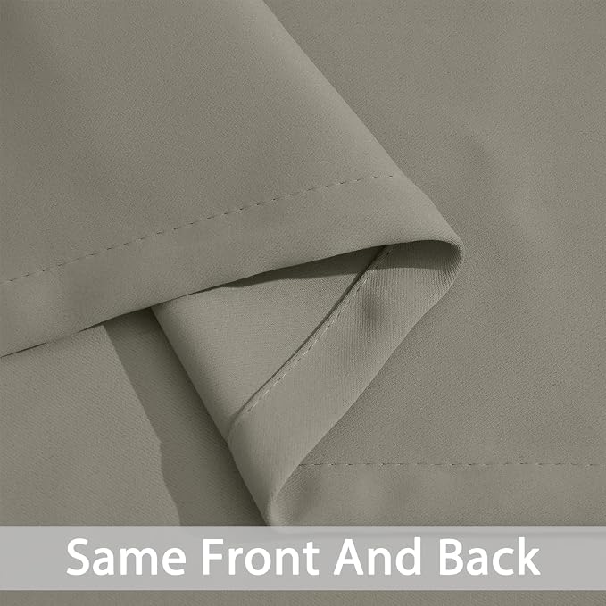 Yakamok 84 Inch Long Light Blocking Blackout Curtains, Room Darkening Thermal - Image 6