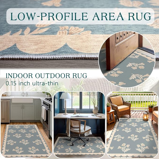 3x5 Floral Entry Rug - Image 6