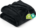 Utopia Bedding Fleece Bed Blanket California King Size Black | Microfiber Plush by UTOPIABEDDING