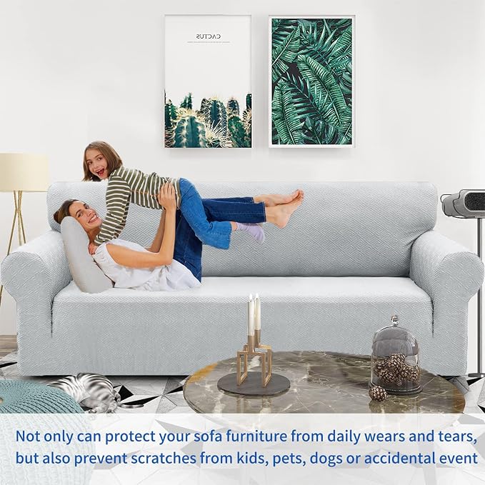 ZNSAYOTX 1 Piece Jacquard Couch Covers - Image 2