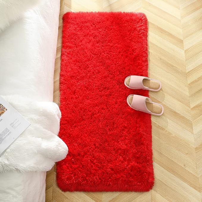 Chicrug Soft Area Rugs for Bedroom Living Room Plush Fluffy Rug 2x4 Feet - Image 2