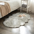 MIULEE Luxury Super Soft Fluffy Area Rug Faux Fur Sheepskin Rug Decorative by MIULEE