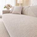 Soft Waterproof Chenille Cover Washable, Non Slip Sectional Sofa Covers by Aucrovee