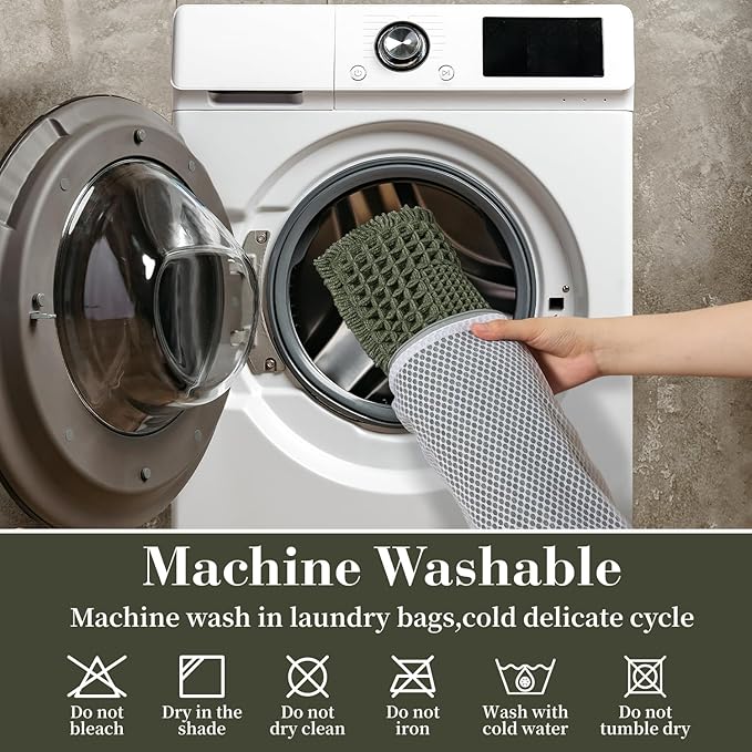 RESARE Christmas Waffle Bath Mat - Image 6