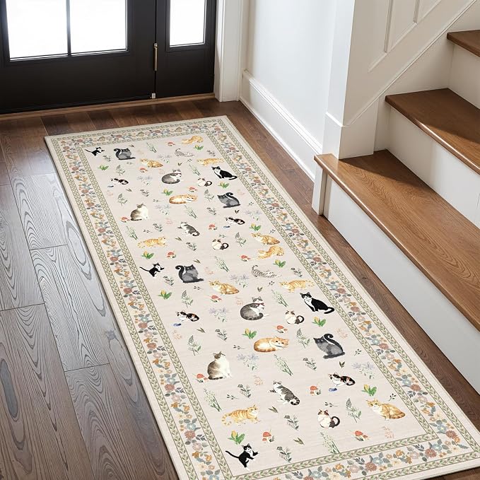2x6 Washable Kitchen Runner Rug - Image 8