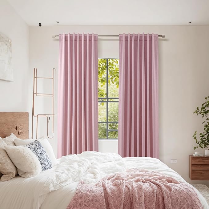 Guken 100% Blackout Curtains 120 Inch Length 2 Panels Set - Image 8