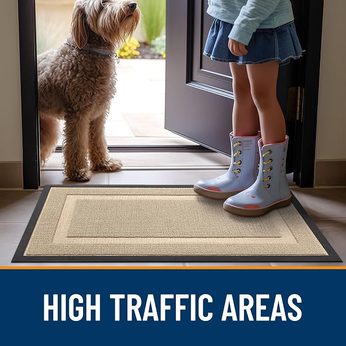 OLANLY Front Door Mat Indoor Outdoor Entrance, Waterproof All-Season, - Image 7
