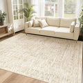6x9 Area Rugs for Living Room: Washable Moroccan Geometric Boho Rug Farmhouse by VECARF