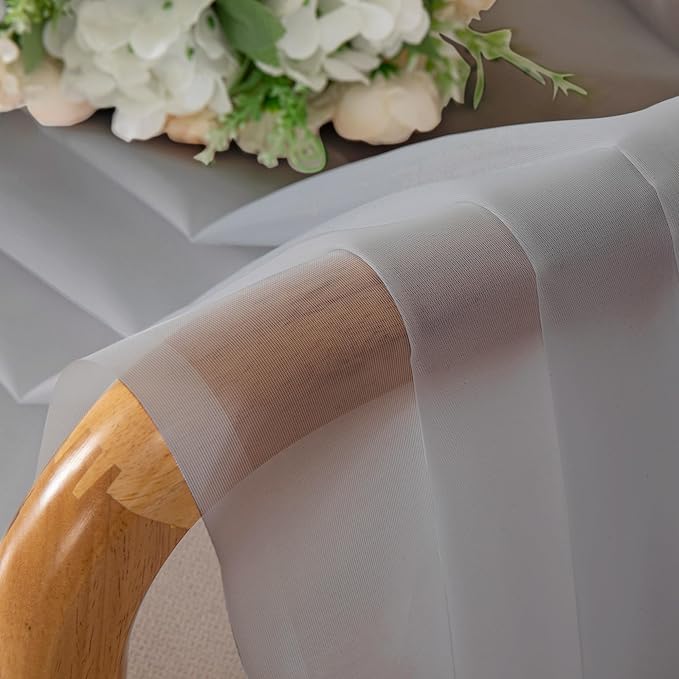 Chyhomenyc Light Grey Sheer Valances - Image 7
