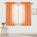 DWCN Sheer Curtains 54 inch Length 2 Panels Set, W52 x L54 by DWCN