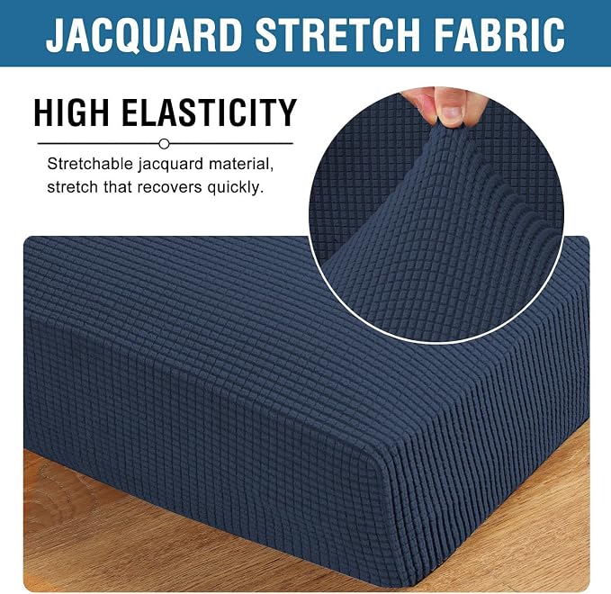 H.VERSAILTEX Super Stretch Individual Chaise Cover Sectional Couch Covers - Image 4