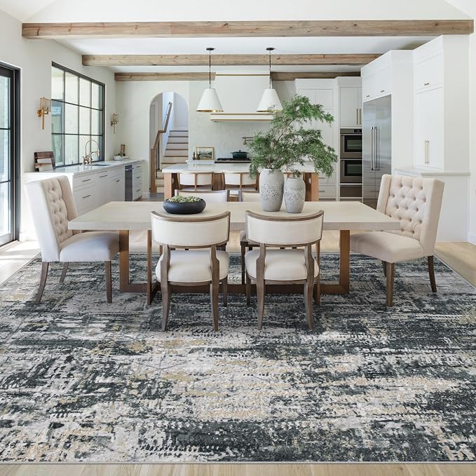 XLUEZ 8x10 Area Rugs for Living Room, Washable Modern Abstract Large Area Rug - Image 5