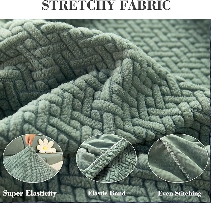 Sofa Covers Couch Covers for Sofa Pet Friendly Couch Cushion Covers Universal - Image 5