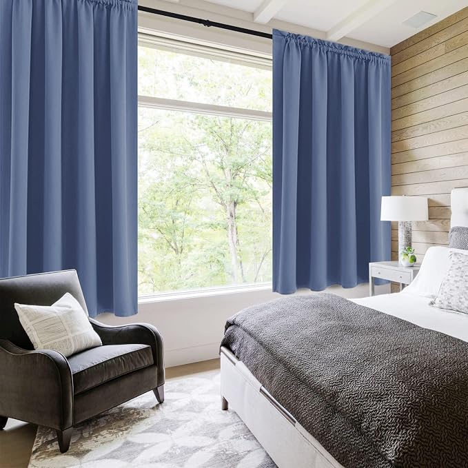DWCN Blackout Curtains – Thermal Insulated, Energy Saving & Noise Reducing - Image 2