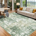 Washable Area Rugs 10'x14 Non-Slip Modern Abstract Soft by RELEANY