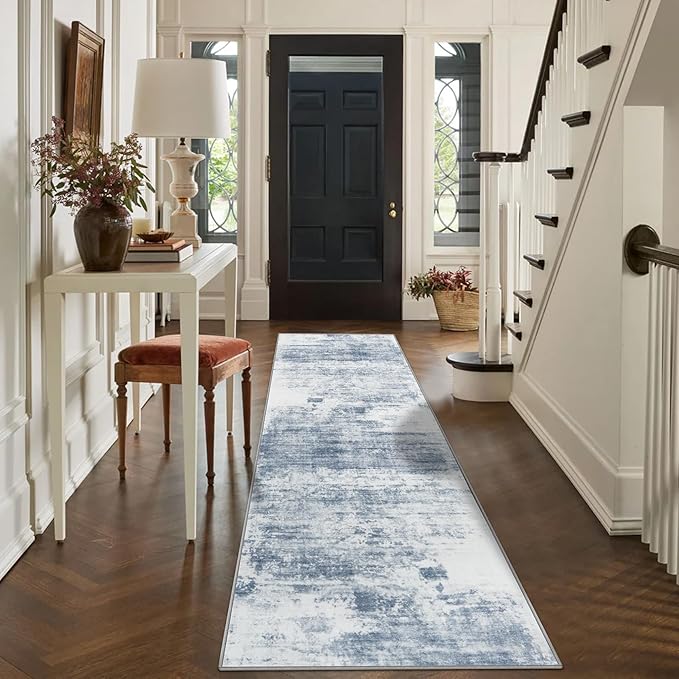 2'6''x8' Runner Rugs Washable Rug: Modern Abstract Living Room Rug Soft - Image 6