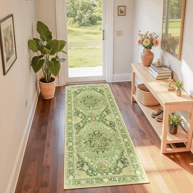 Area Rugs 2'x6' Runner Rug Non Slip Washable by RELEANY
