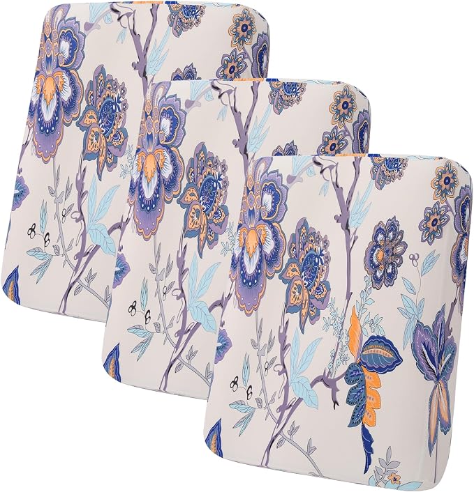 hyha Printed Couch Cushion Covers, Floral Sofa Covers Washable by hyha