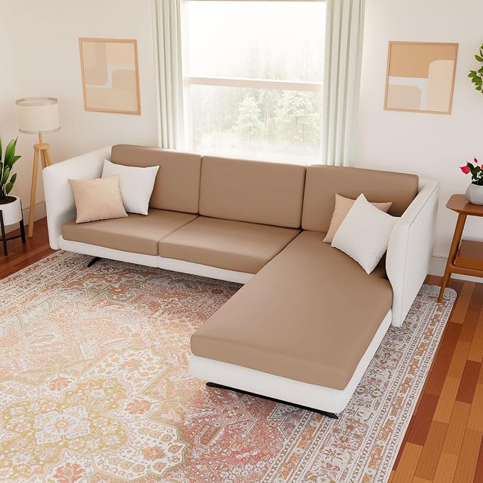 Waterproof Couch Cushion Covers, Stretch Sofa Seat Slipcovers | Stretch Fabric - Image 2