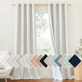 NICETOWN 100% Absolutely Blackout Linen Curtains by NICETOWN