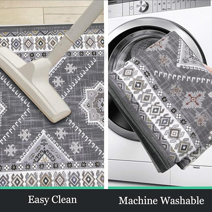 HEBE Boho Kitchen Rug Sets 3 Piece - Image 5