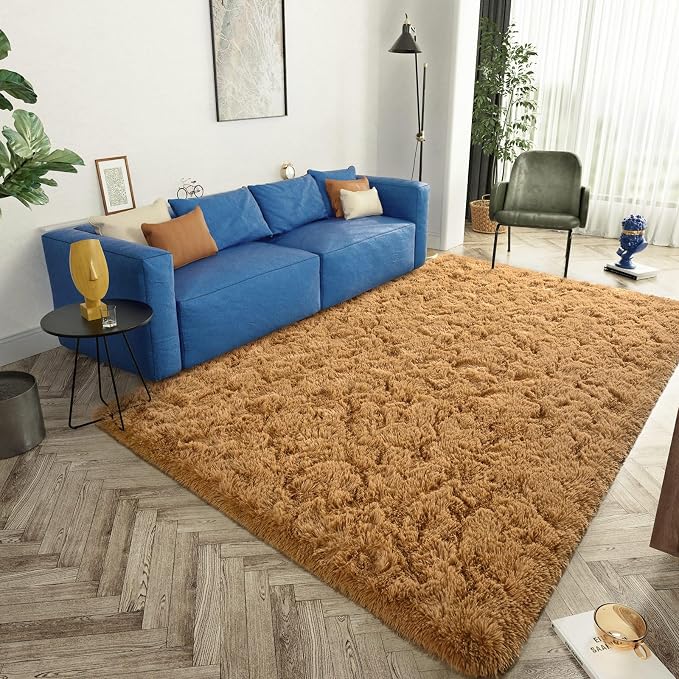 LOCHAS Ultra Soft Indoor Modern Area Rugs Fluffy Living Room Carpets - Image 7