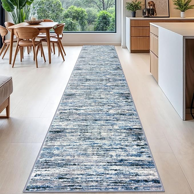 Lansny Modern Abstract Runner Rug 2.6x16 - Image 2