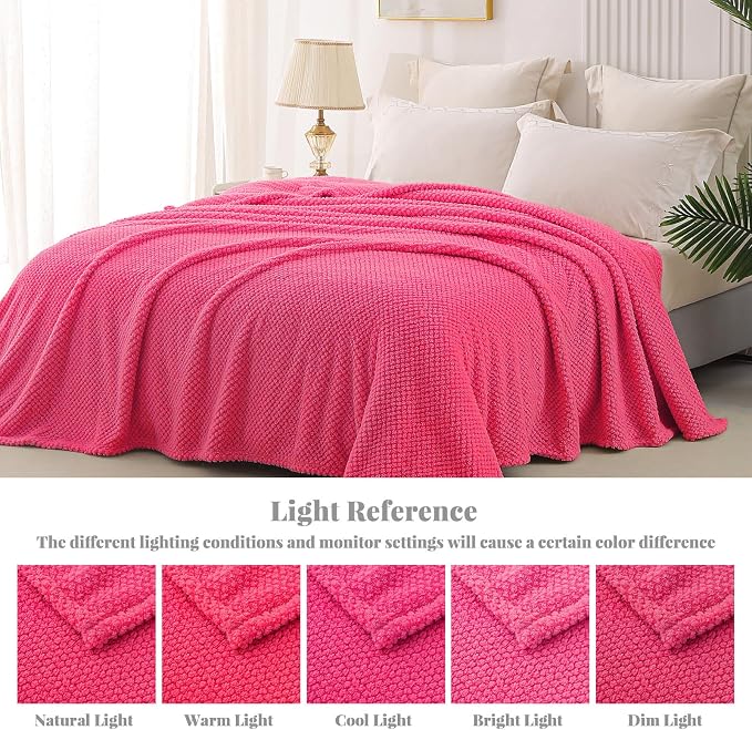 Whale Flotilla Twin Size Fuzzy Fleece Blanket - Image 9