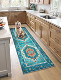 SERISSA Boho Kitchen Runner Rug, 3x7 Washable Non-Slip Runner Rug by SERISSAHomeDecorCollection
