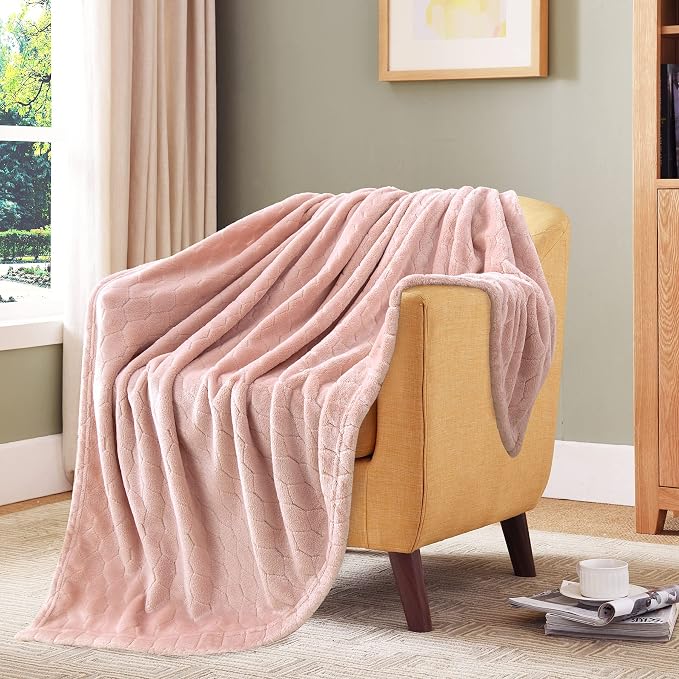 TOONOW Fleece Blanket Super Soft Cozy Throw Blanket 50" x 60", Lightweight - Image 6