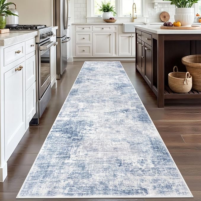 IOHOUZE Abstract Runner Rug 3x12 Ft Washable Runners - Image 2